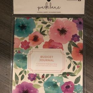 NWT park lane budget journal